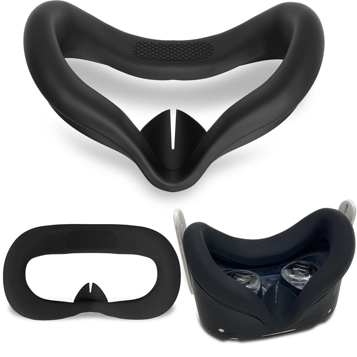 VR headset with ergonomic holding bracket and protective cover Bowlift