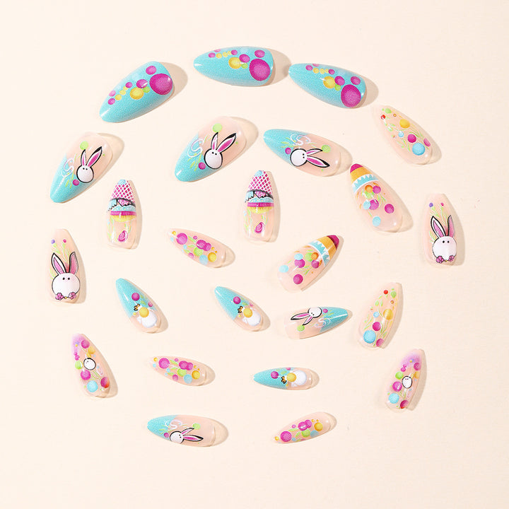 Playful Easter-Themed Nail Art Extensions Bowlift