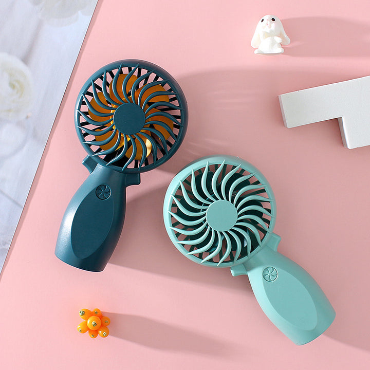 Unisex Portable Mini Fan with Ergonomic Handle Bowlift