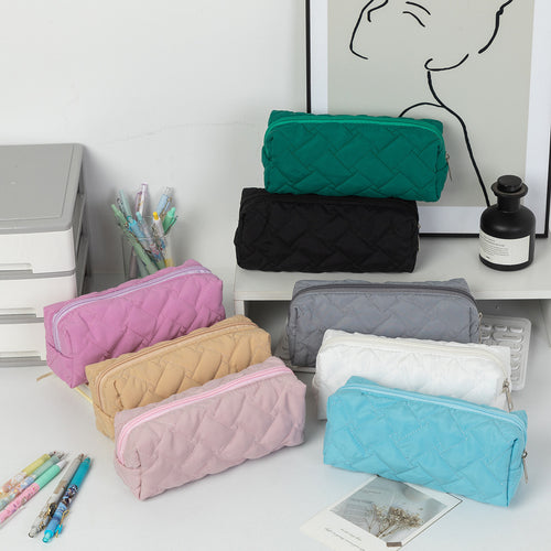 Quilted Textured Pencil Case Bowlift