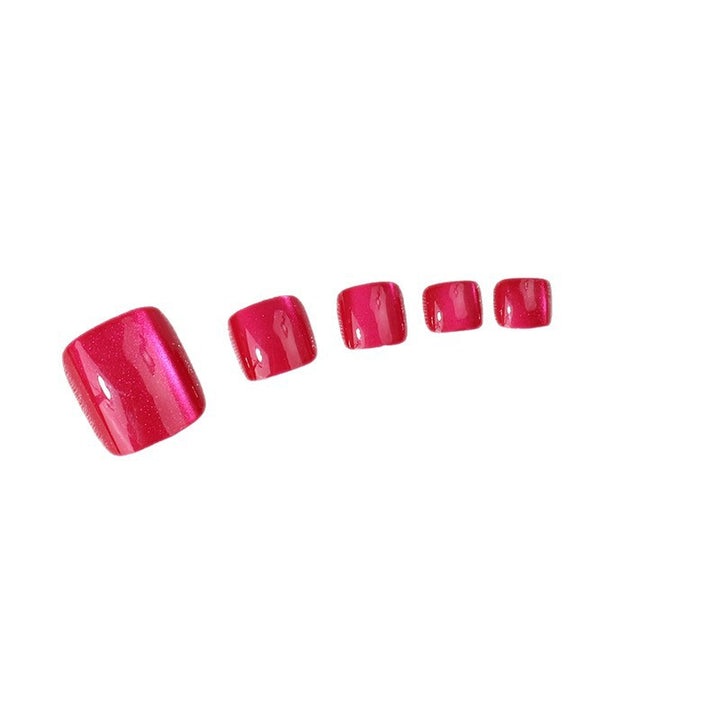 Elegant Glossy Press-On Nail Set Bowlift