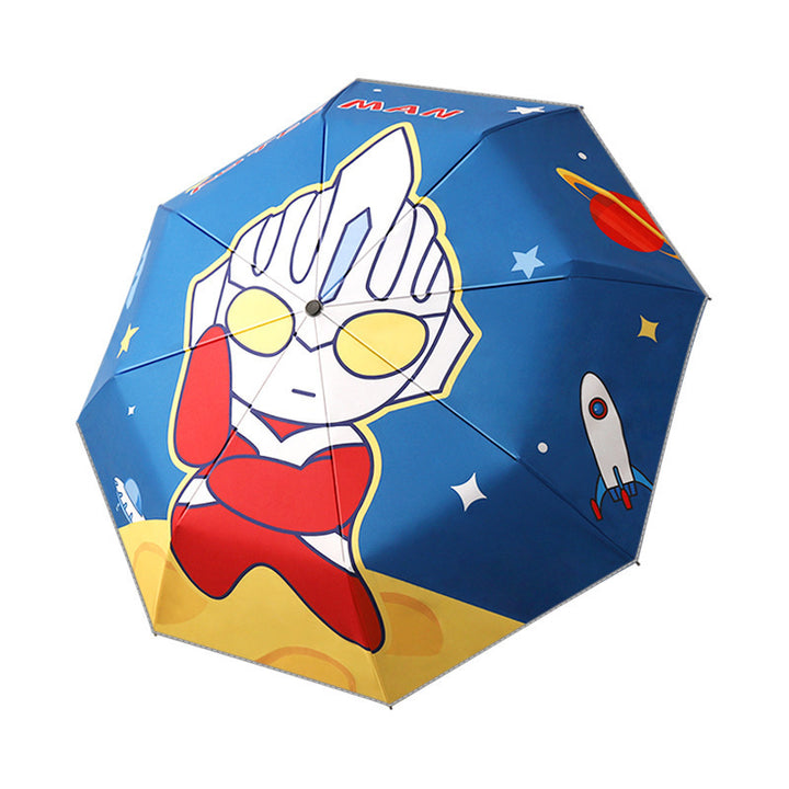 Women Children's Umbrella with Dinosaur Design Bowlift