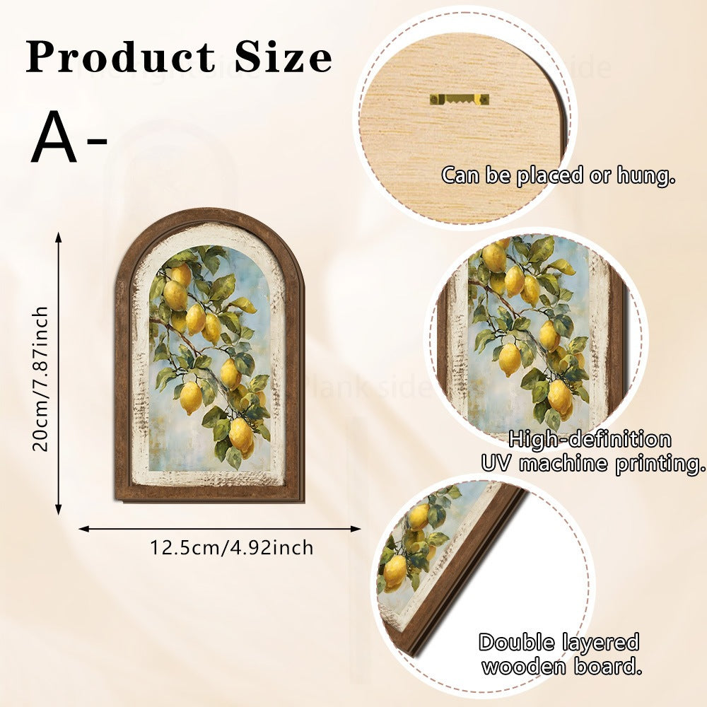 Wall decoration with lemon pattern Bowlift