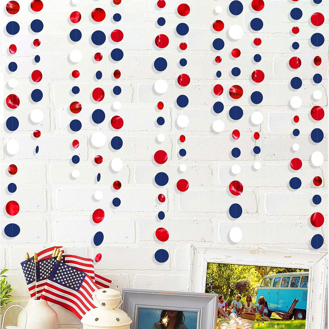 Unisex multi-piece party decoration set with paper fans pom poms bunting garland Bowlift
