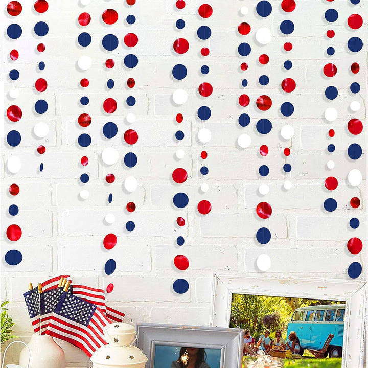 Unisex multi-piece party decoration set with paper fans pom poms bunting garland Bowlift