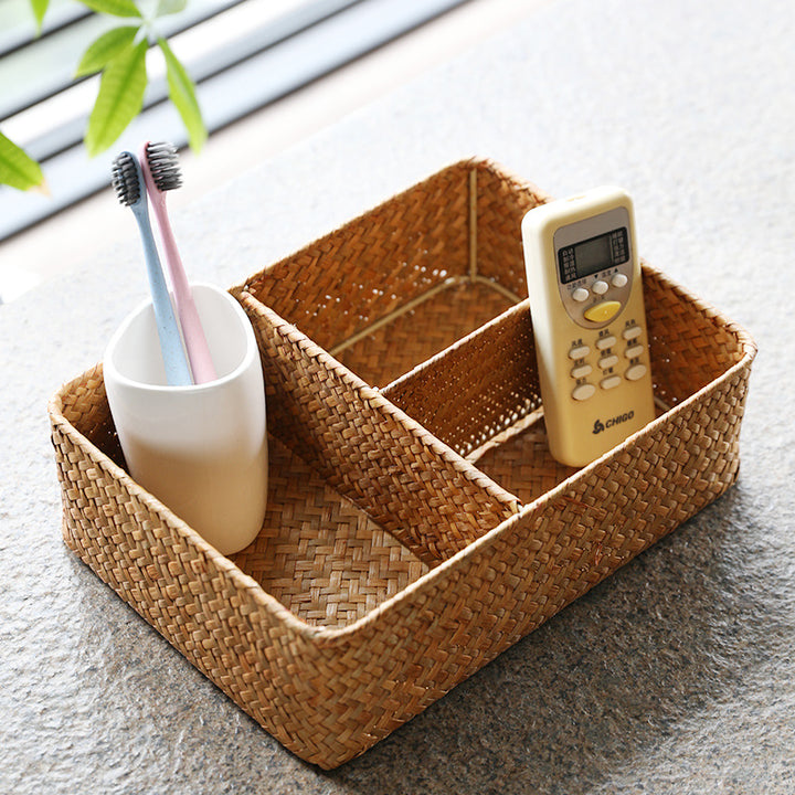 Unisex Practical Storage Basket with Three Compartments Bowlift