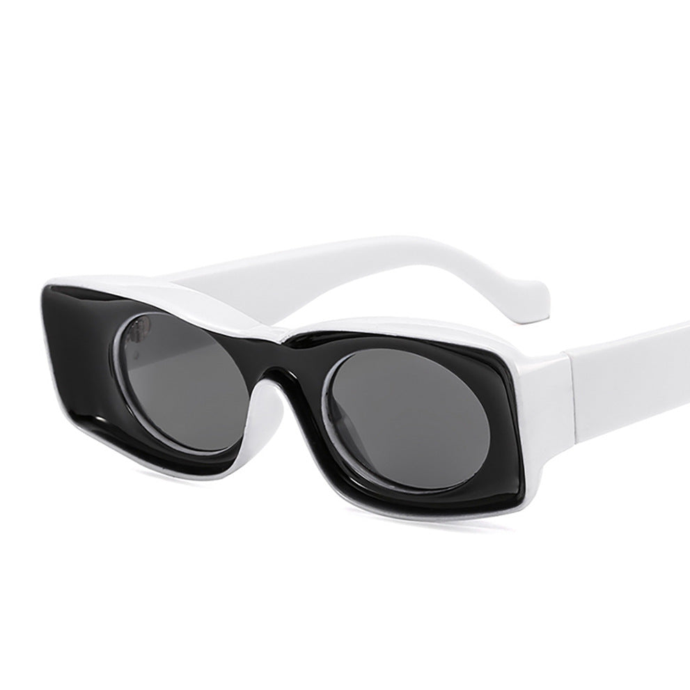 Modern Statement Block Frame Sunglasses
