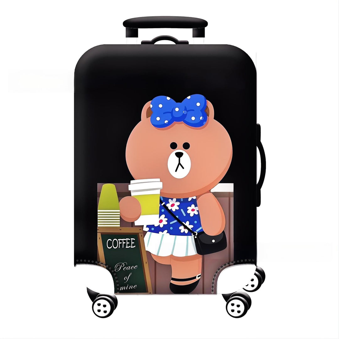 Women Hard Shell Suitcase with Cute Animal Design Bowlift