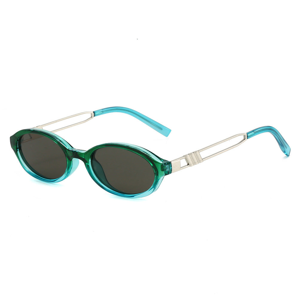 Chic Oval Frame Sunglasses Bowlift