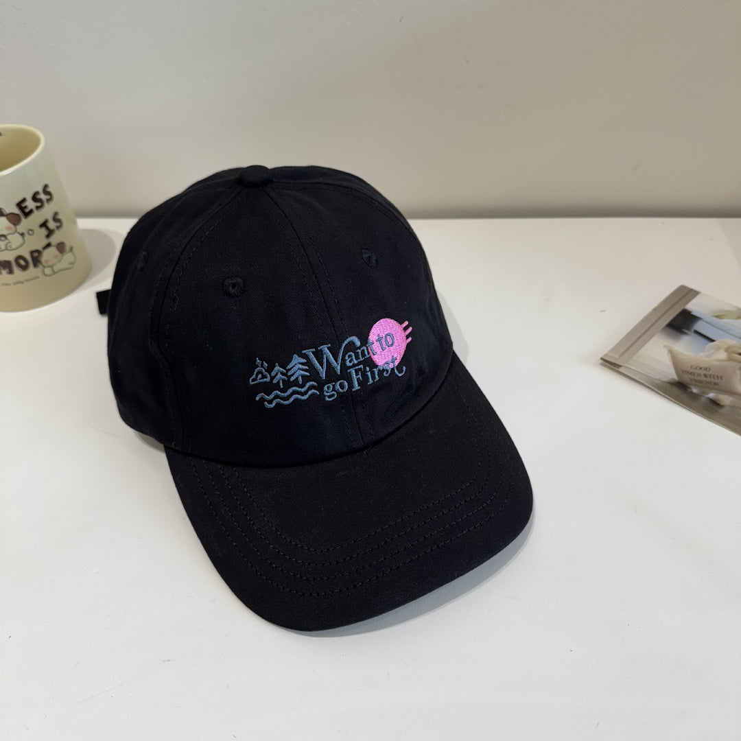 Women's Casual Embroidered Baseball Cap Bowlift 1783921861