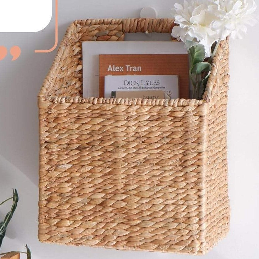 Handwoven storage basket Bowlift