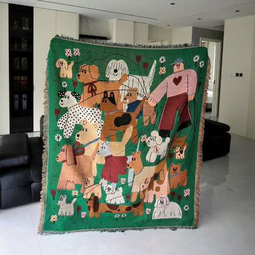 Decorative Pet-Themed  Throw Blanket