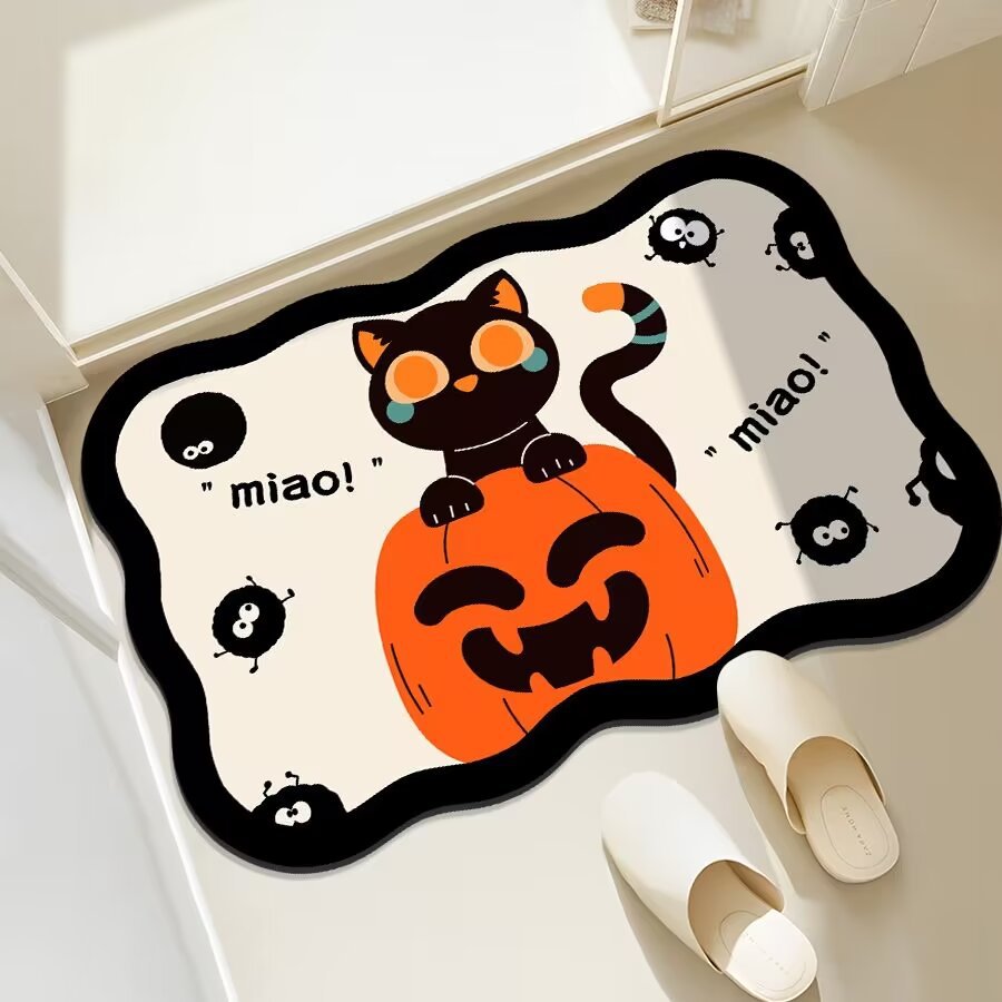 Fun Cat-Themed Bathroom Mat Bowlift