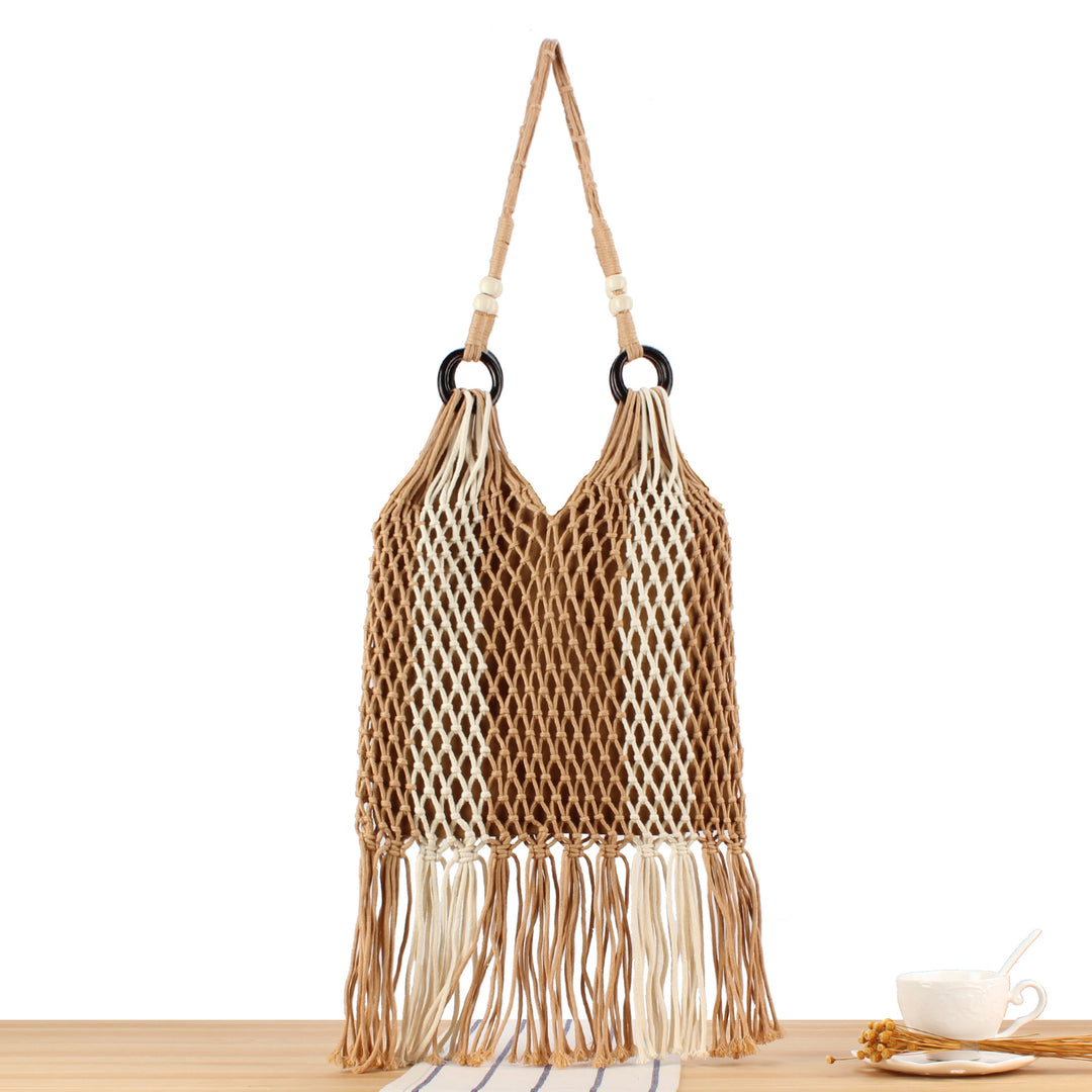 Elegant Macrame Handbag Bowlift