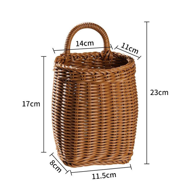 Handcrafted Eco-Friendly Woven Storage Basket Bowlift