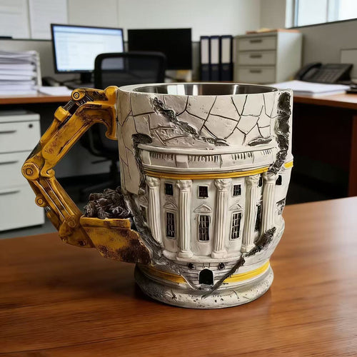 Creative Construction Worker Mug Bowlift