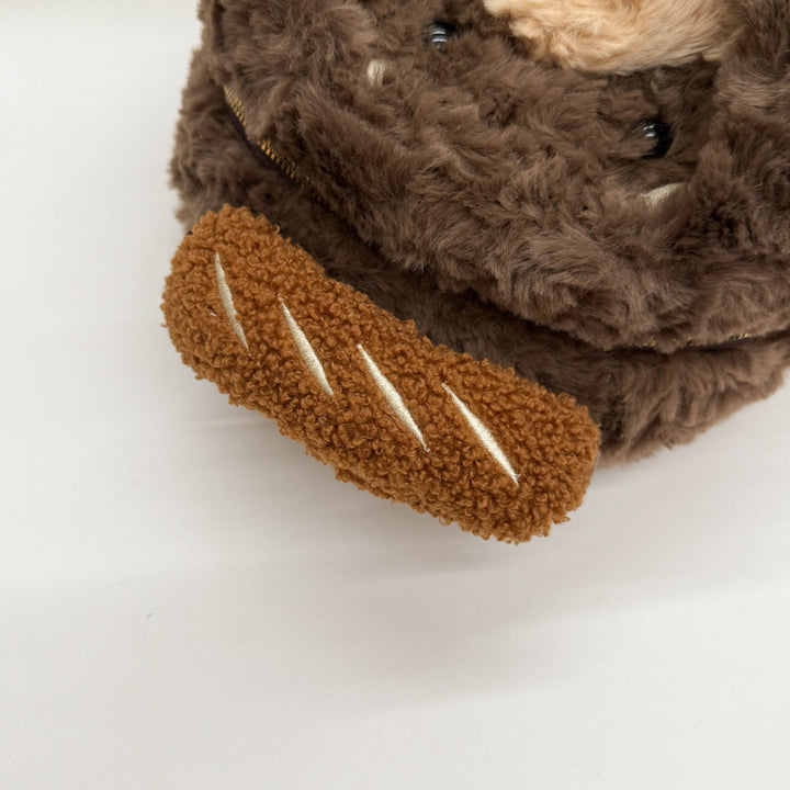 Plush Backpack in Dog Design Bowlift