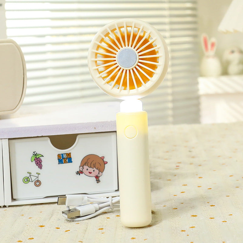Women Portable USB Lamp Fan with Innovative Design Bowlift