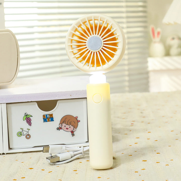 Women Portable USB Lamp Fan with Innovative Design Bowlift