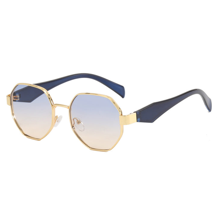 Women's fashionable sunglasses with high-quality rectangular frame and UV protection Bowlift