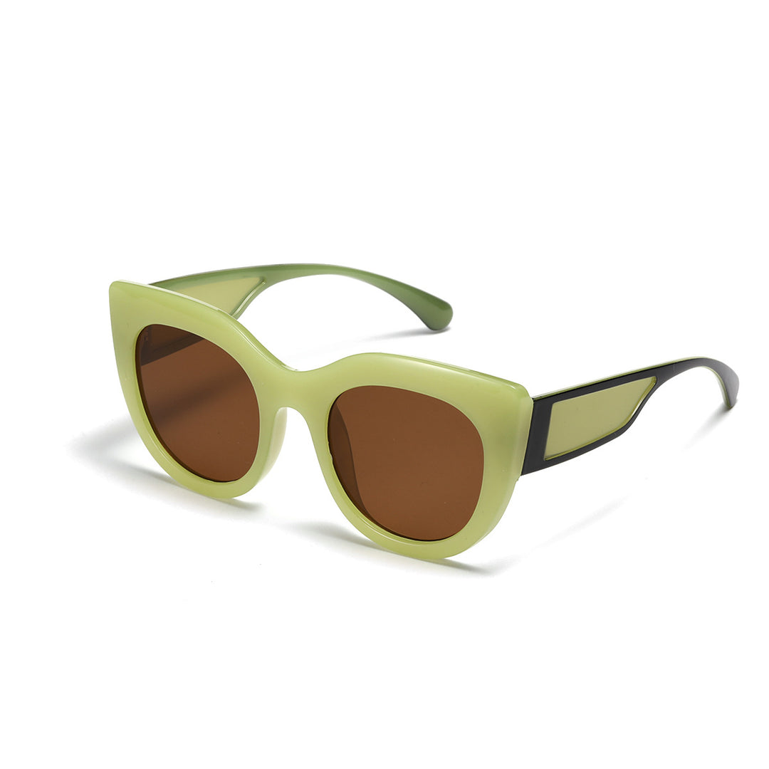 Women's fashionable cat-eye sunglasses with wide UV protection lenses Bowlift