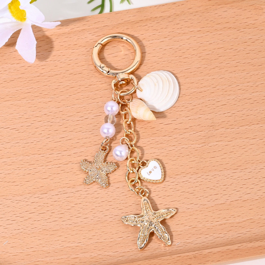 Keychain with Maritime Star Motif Bowlift