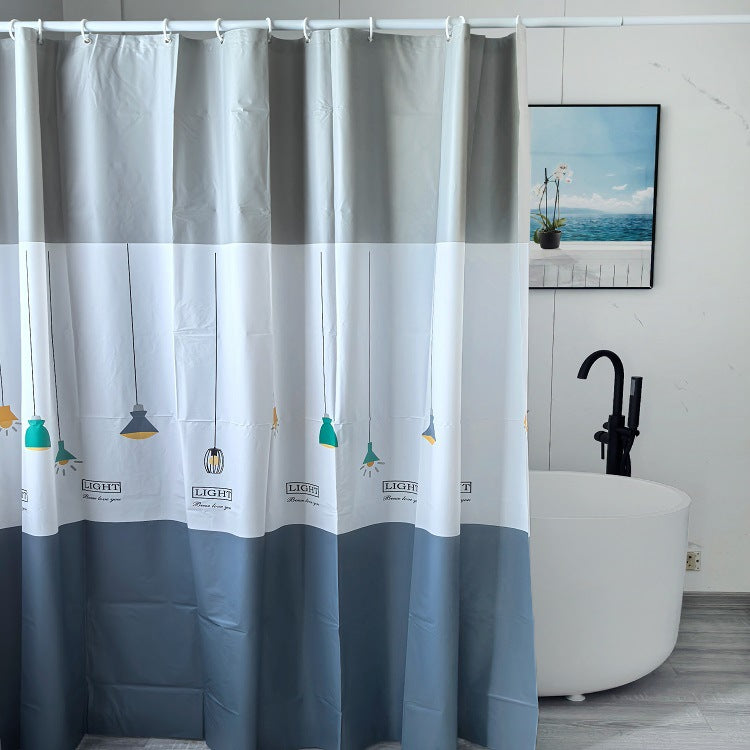 Bathroom Shower Curtain Bowlift