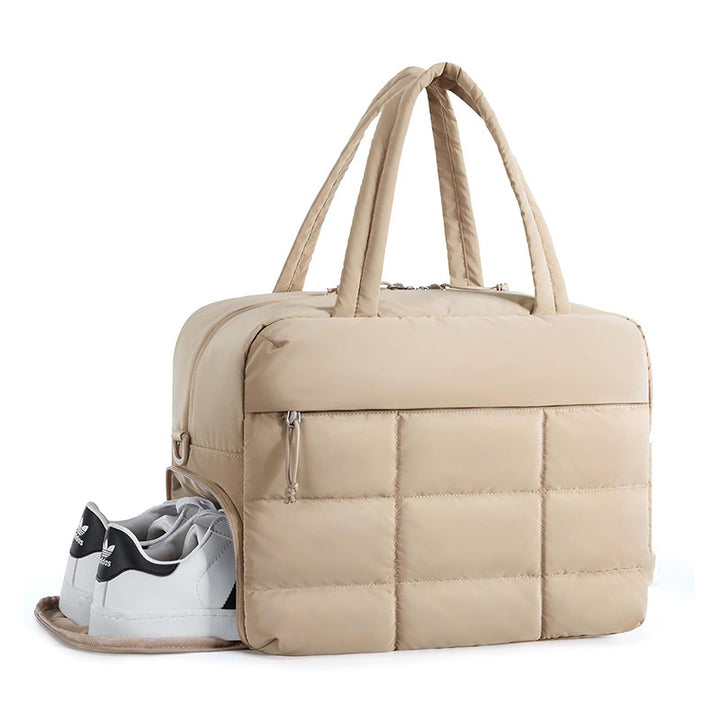 Multifunctional Sports Bag with Integrated Shoe Compartment Bowlift