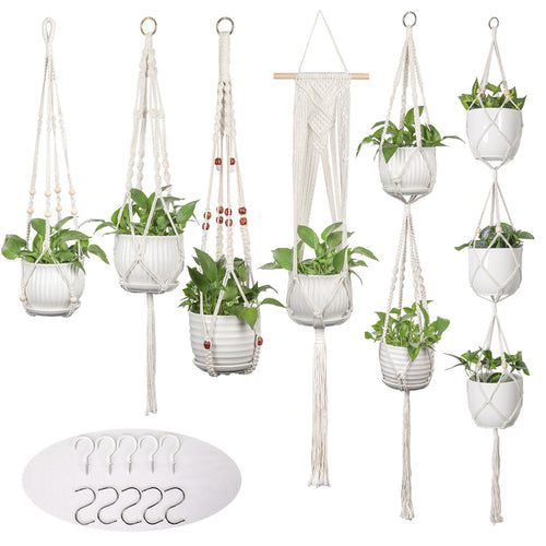 Plant-hanging macrame shelf Bowlift
