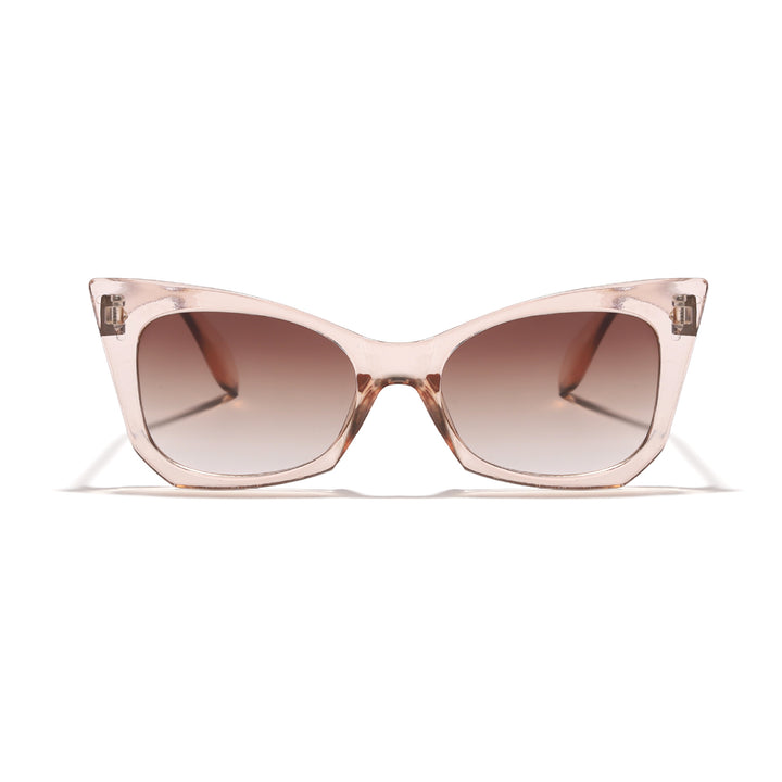 Women's sunglasses in trendy cat-eye design with striking leopard pattern Bowlift