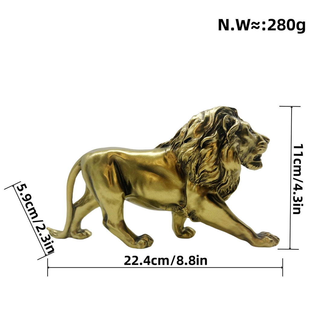 Decorative lion figurine in modern style Bowlift