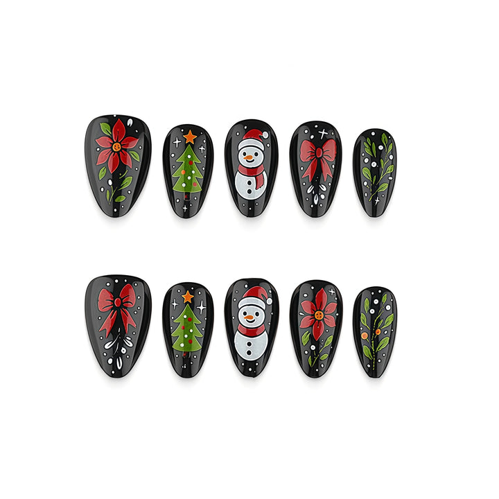 Christmas Art Nails Bowlift