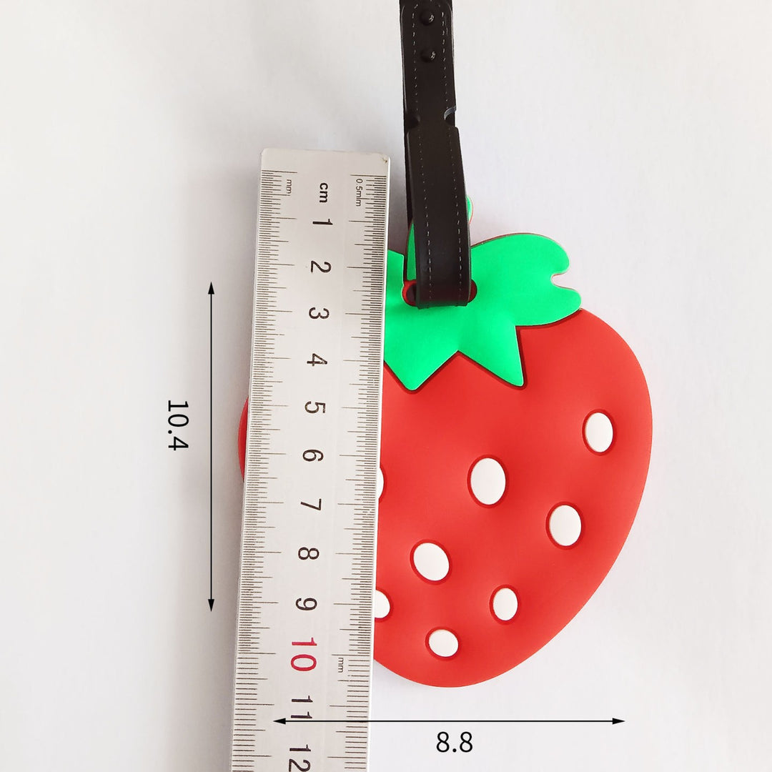Unisex Luggage Tag in Creative Strawberry Design Bowlift