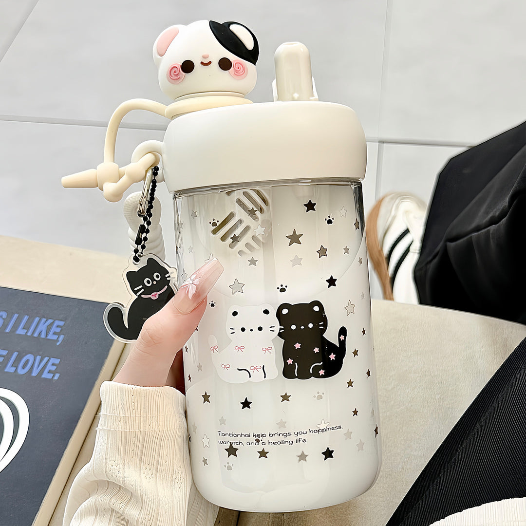 Ladies drinking bottle with funny design Bowlift