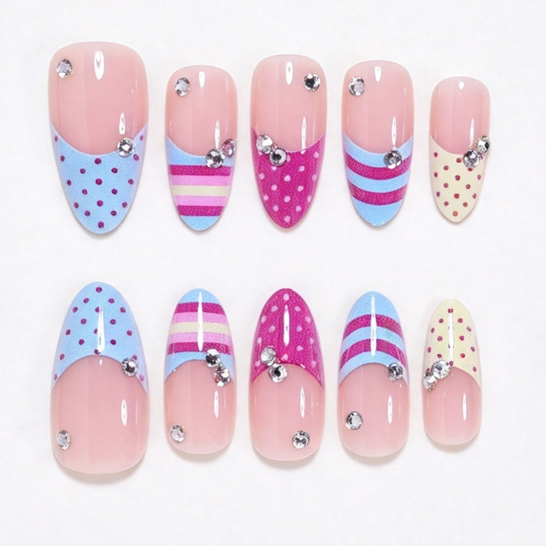 Decorative Stiletto Nail Art Tips Bowlift