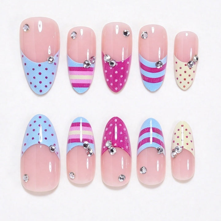 Decorative Stiletto Nail Art Tips Bowlift