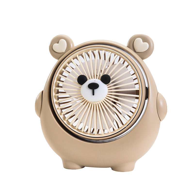 Unisex nan compact USB desk fan in cute reindeer design with adjustable tilt and quiet motor Bowlift