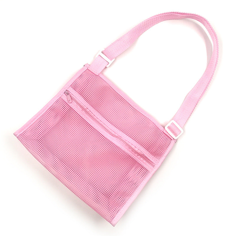 Versatile Beach Bag In Airy Mesh Design Bowlift