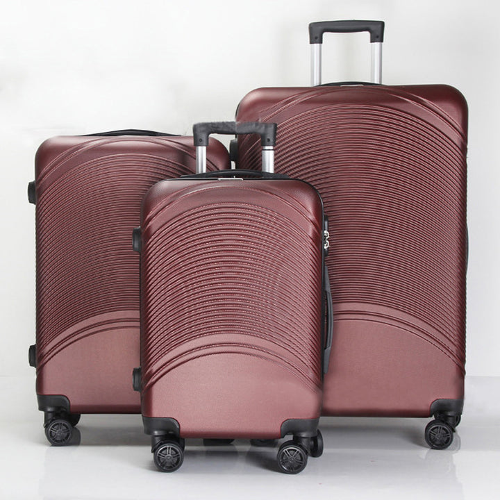 Unisex Premium Textured Hardshell Luggage Set Bowlift