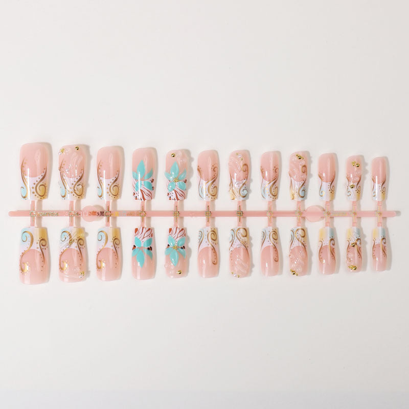 Decorative Press-On Nail Art Tips Bowlift