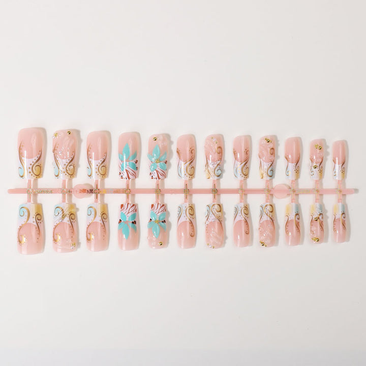 Decorative Press-On Nail Art Tips Bowlift