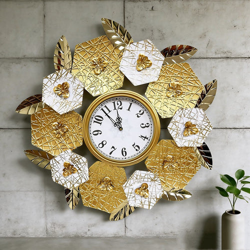 Decorative Floral Wall Clock Bowlift 1789208504