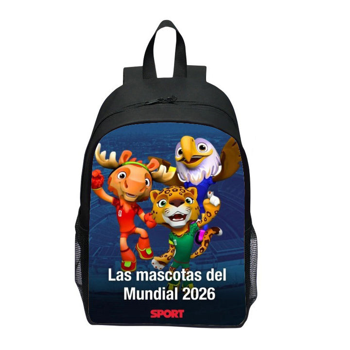 Backpack with Striking Sports Motif Bowlift