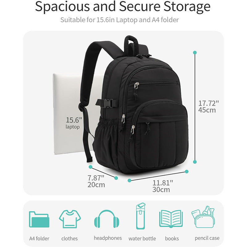 Versatile Travel Backpack with Insulated Drink Holder Bowlift