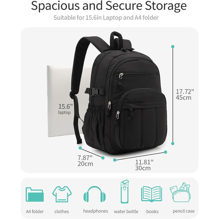 Versatile Travel Backpack with Insulated Drink Holder Bowlift