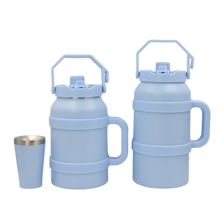 Ladies Insulated Stainless Steel Drinking Bottle with Practical Handle and Double Wall Technology Bowlift