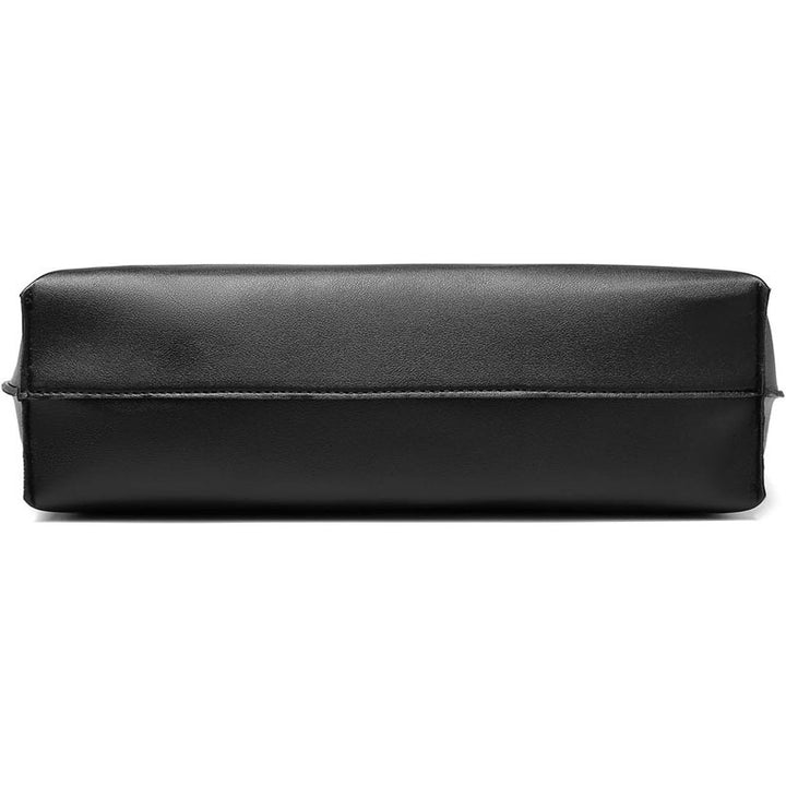 Elegant Handbag In Modern Crocodile Leather Look Bowlift