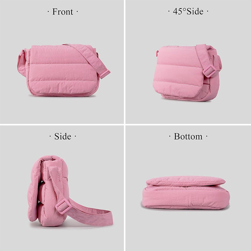 Multifunctional Padded Shoulder Bag Bowlift