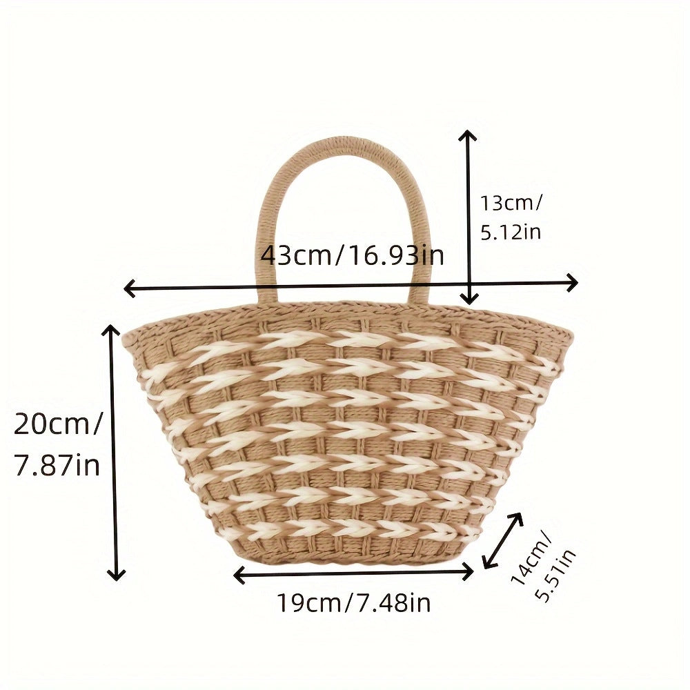 Elegant Hand-Woven Shopping Bag Bowlift