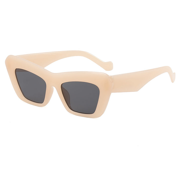 Women's fashionable oversized sunglasses with angular frame Bowlift